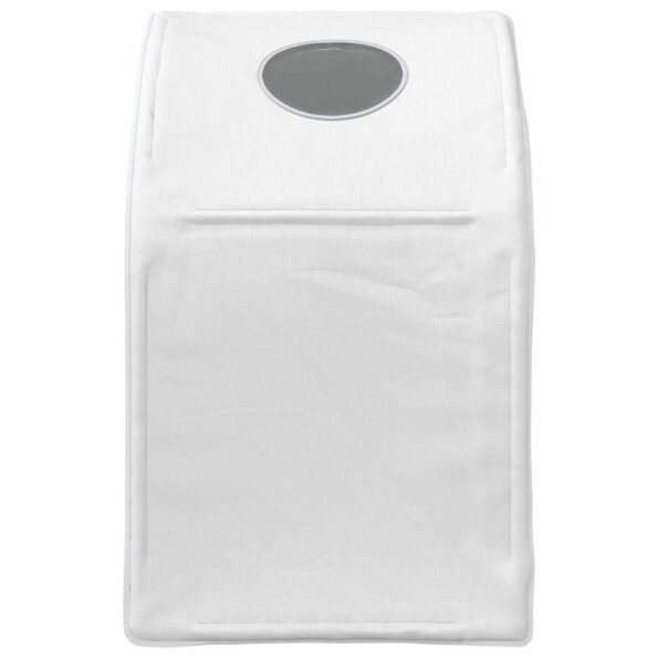 vidaXL Tunelová posteľ 2 pcs Biela 211 x 52,5 x 2 cm Polyester – Obrázok 7