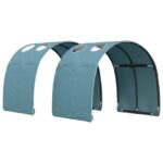 vidaXL Tunelová posteľ 2 pcs Svetlomodrá 211 x 67.5 x 2 cm Polyester – Obrázok 2
