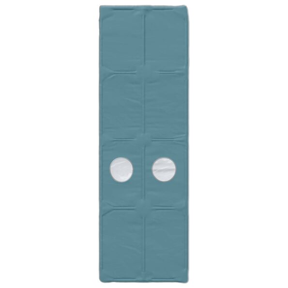 vidaXL Tunelová posteľ 2 pcs Svetlomodrá 211 x 67.5 x 2 cm Polyester – Obrázok 5