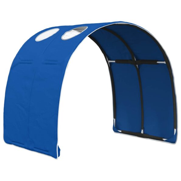 vidaXL Tunelová posteľ 2 pcs Modrá 211 x 67.5 x 2 cm Polyester – Obrázok 4