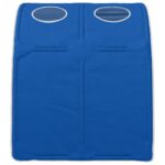 vidaXL Tunelová posteľ 2 pcs Modrá 211 x 67.5 x 2 cm Polyester – Obrázok 7