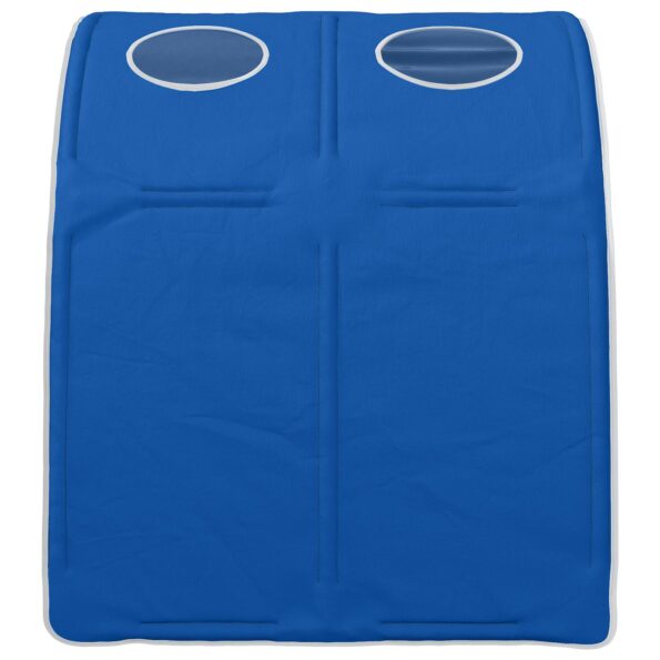 vidaXL Tunelová posteľ 2 pcs Modrá 211 x 67.5 x 2 cm Polyester – Obrázok 7