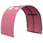 vidaXL Tunelová posteľ 2 pcs Ružová 211 x 67.5 x 2 cm Polyester – Obrázok 4