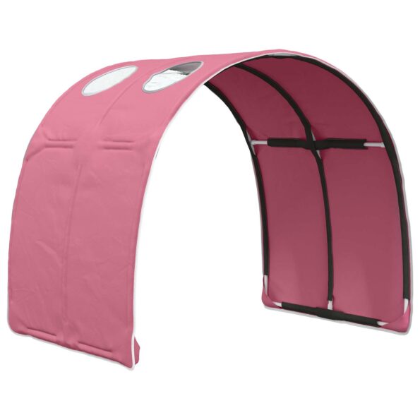 vidaXL Tunelová posteľ 2 pcs Ružová 211 x 67.5 x 2 cm Polyester – Obrázok 4