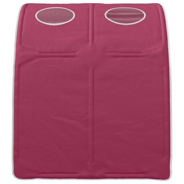 vidaXL Tunelová posteľ 2 pcs Červená 211 x 67.5 x 2 cm Polyester – Obrázok 7