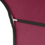 vidaXL Tunelová posteľ 2 pcs Červená 211 x 67.5 x 2 cm Polyester – Obrázok 8