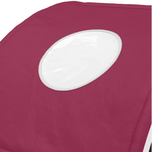 vidaXL Tunelová posteľ 2 pcs Červená 211 x 67.5 x 2 cm Polyester – Obrázok 9