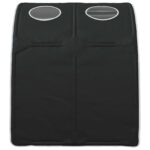 vidaXL Tunelová posteľ 2 pcs Čierna 211 x 67.5 x 2 cm Polyester – Obrázok 7