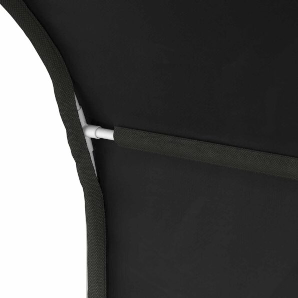 vidaXL Tunelová posteľ 2 pcs Čierna 211 x 67.5 x 2 cm Polyester – Obrázok 8
