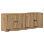 vidaXL Úložný kabinet na poschodovú posteľ 2 ks Dub artisan – Obrázok 2