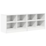 vidaXL Skriňa pod posteľ 2 pcs Biela 66 x 33 x 48 cm Kompozitné drevo – Obrázok 2