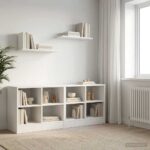 vidaXL Skriňa pod posteľ 2 pcs Biela 66 x 33 x 48 cm Kompozitné drevo – Obrázok 3