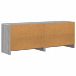 vidaXL Skriňa pod posteľ s poličkou 2 pcs Sivý Sonoma 66 x 33 x 48 cm – Obrázok 7
