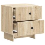 vidaXL Nočný stolík Dub sonoma 43 x 34,5 x 47,5 cm Kompozitné drevo – Obrázok 3