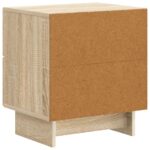 vidaXL Nočný stolík Dub sonoma 43 x 34,5 x 47,5 cm Kompozitné drevo – Obrázok 6