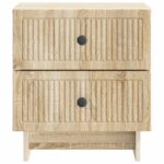 vidaXL Nočný stolík so zásuvkou 2 pcs Dub sonoma 43 x 34,5 x 47,5 cm – Obrázok 5