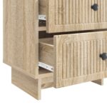 vidaXL Nočný stolík so zásuvkou 2 pcs Dub sonoma 43 x 34,5 x 47,5 cm – Obrázok 9