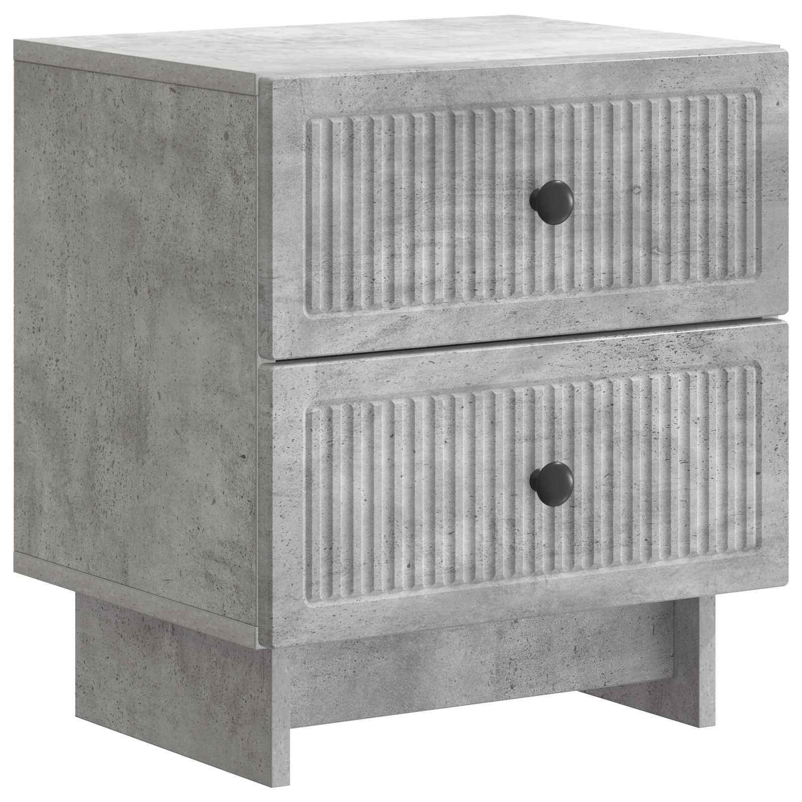 893841_1.jpg vidaXL Nočný stolík Betónovo sivá 43 x 34,5 x 47,5 cm Kompozitné drevo – Obrázok 1