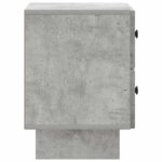 vidaXL Nočný stolík Betónovo sivá 43 x 34,5 x 47,5 cm Kompozitné drevo – Obrázok 5