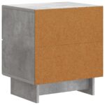 vidaXL Nočný stolík 2 pcs Betónovo sivá 43 x 34,5 x 47,5 cm – Obrázok 7