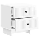 vidaXL Nočný stolík 2 pcs Biela s vysokým leskom 43 x 34,5 x 47,5 cm – Obrázok 4