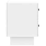 vidaXL Nočný stolík 2 pcs Biela s vysokým leskom 43 x 34,5 x 47,5 cm – Obrázok 6