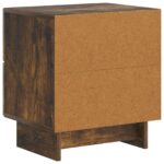 vidaXL Nočný stolík Dymový dub 43 x 34,5 x 47,5 cm Kompozitné drevo – Obrázok 6
