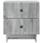 vidaXL Nočný stolík Sivá sonoma 43 x 34,5 x 47,5 cm Kompozitné drevo – Obrázok 4