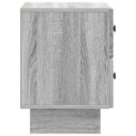 vidaXL Nočný stolík so zásuvkou 2 pcs Sivá sonoma 43 x 34,5 x 47,5 cm – Obrázok 6