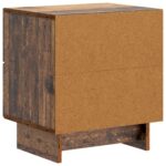 vidaXL Nočný stolík so zásuvkou 2 pcs Staré drevo 43 x 34,5 x 47,5 cm – Obrázok 7