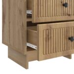 vidaXL Nočný stolík so zásuvkou 2 pcs Dub artisan 43 x 34,5 x 47,5 cm – Obrázok 9