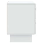 vidaXL Nočný stolík Biela 62 x 34,5 x 47,5 cm Kompozitné drevo – Obrázok 5