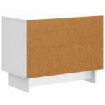 vidaXL Nočný stolík Biela 62 x 34,5 x 47,5 cm Kompozitné drevo – Obrázok 6