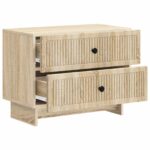 vidaXL Nočný stolík Dub sonoma 62 x 34,5 x 47,5 cm Kompozitné drevo – Obrázok 3
