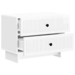 vidaXL Nočný stolík Biela s vysokým leskom 62 x 34,5 x 47,5 cm – Obrázok 3