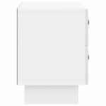 vidaXL Nočný stolík Biela s vysokým leskom 62 x 34,5 x 47,5 cm – Obrázok 5