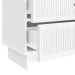 vidaXL Nočný stolík Biela s vysokým leskom 62 x 34,5 x 47,5 cm – Obrázok 8