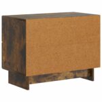 vidaXL Nočný stolík Dymový dub 62 x 34,5 x 47,5 cm Kompozitné drevo – Obrázok 6