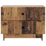 vidaXL Nočný stolík Staré drevo 62 x 34,5 x 47,5 cm Kompozitné drevo – Obrázok 4
