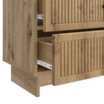 vidaXL Nočný stolík Dub artisan 62 x 34,5 x 47,5 cm Kompozitné drevo – Obrázok 8