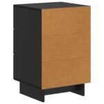 vidaXL Nočný stolík Čierna 43 x 41 x 66,5 cm Kompozitné drevo – Obrázok 6