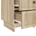 vidaXL Nočný stolík Dub sonoma 43 x 41 x 66,5 cm Kompozitné drevo – Obrázok 8