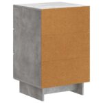 vidaXL Nočný stolík Betónovo sivá 43 x 41 x 66,5 cm Kompozitné drevo – Obrázok 6