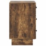 vidaXL Nočný stolík Dymový dub 43 x 41 x 66,5 cm Kompozitné drevo – Obrázok 5