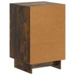 vidaXL Nočný stolík Dymový dub 43 x 41 x 66,5 cm Kompozitné drevo – Obrázok 6