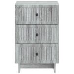 vidaXL Nočný stolík Sivá sonoma 43 x 41 x 66,5 cm Kompozitné drevo – Obrázok 4