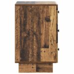 vidaXL Nočný stolík Staré drevo 43 x 41 x 66,5 cm Kompozitné drevo – Obrázok 5