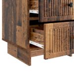 vidaXL Nočný stolík Staré drevo 43 x 41 x 66,5 cm Kompozitné drevo – Obrázok 8