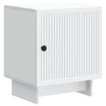 vidaXL Nočný stolík 2 pcs Biela 43 x 34,5 x 50 cm Kompozitné drevo – Obrázok 3