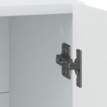 vidaXL Nočný stolík 2 pcs Biela 43 x 34,5 x 50 cm Kompozitné drevo – Obrázok 9